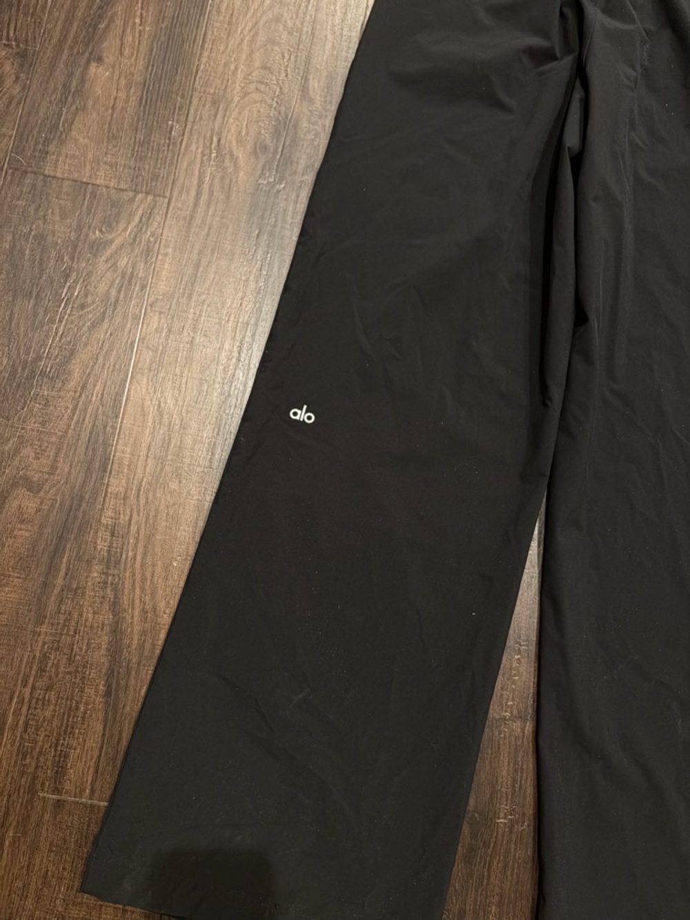 Alo Yoga Pursuit Trouser Pants High Rise Wide Leg Black Small - Picture 9 of 9
